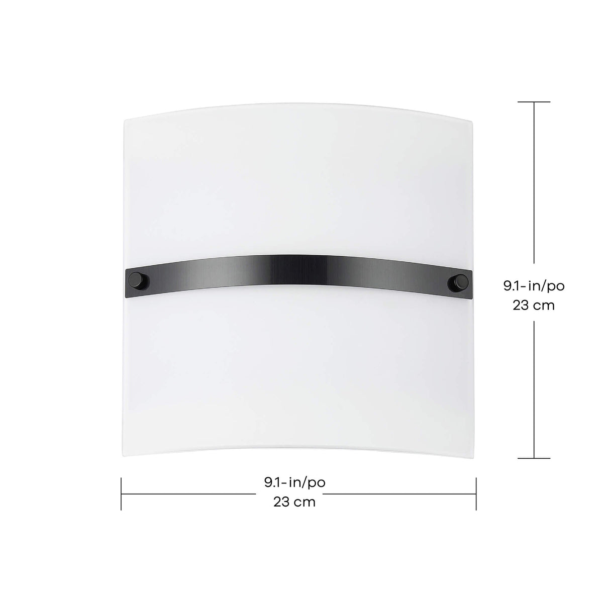 Aplique de pared Sarbel de 1 luz