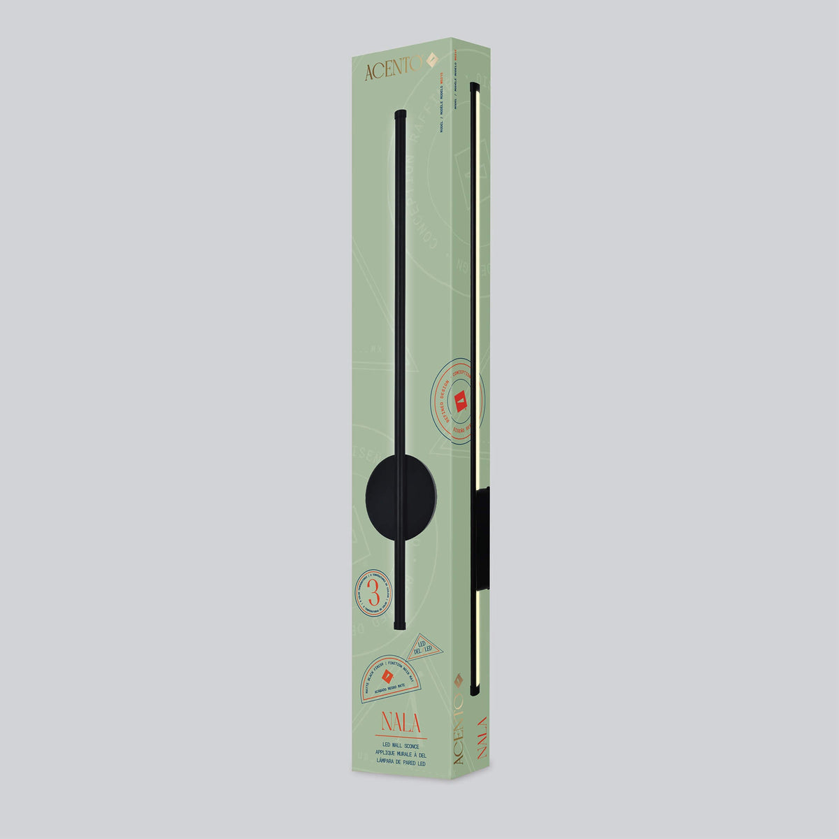 Aplique de pared LED Nala