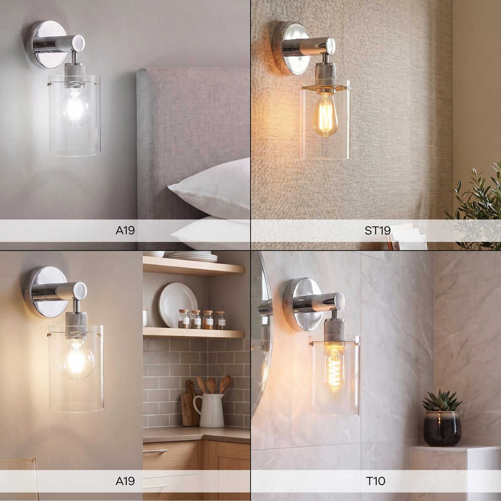 Aplique de pared Elisa de 1 luz
